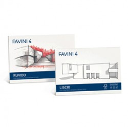 Album favini 4 - 24x33cm - 220gr - 20 fogli - liscio squadrato - Favini