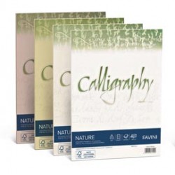 Carta Calligraphy Nature - A4 - 250 gr - mandorla - Favini - conf. 50 fogli