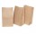 Sacchetti - carta kraft - 8x16 cm - soffietti laterali 2,5 cm - 45 gr - avana - Rex Sadoch - conf. 100 pezzi