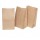 Sacchetti - carta kraft - 22x40 cm - soffietti laterali 7 cm - 45 gr - avana - Rex Sadoch - conf. 100 pezzi