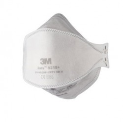 Mascherina Aura™ 9310+ FFP1 - senza valvola - monouso - 3M - conf. 20 pezzi (imbustati singolarmente)