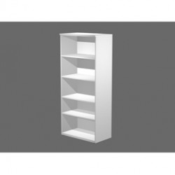 Mobile contenitore - alto - a giorno - 80x45x181,8 cm - bianco - Artexport