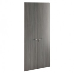 Coppia ante Easy - per mobile contenitore alto - melaminico - 80x175 cm - spessore 18 mm - frassino toscano - Artexport