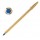 Penna a sfera Cristal Shine con cappuccio - punta media 1,0 mm - blu - fusto gold  - Bic - scatola 20 pezzi