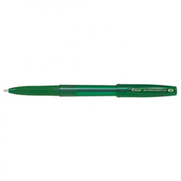 Penna a sfera Supergrip G con cappuccio - punta 1,0mm - verde - Pilot Penna a sfera Supergrip G con cappuccio - punta 1,0mm - verde - Pilot