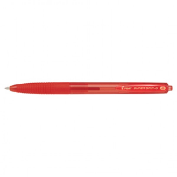 Penna a scatto Supergrip G - punta 1,0mm - rosso - Pilot Penna a scatto Supergrip G - punta 1,0mm - rosso - Pilot