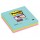 Blocco foglietti Post it® Super Sticky - 675-SS3-MIA - a righe - 101 x 101mm - colori Miami - 70 fogli - Post it®