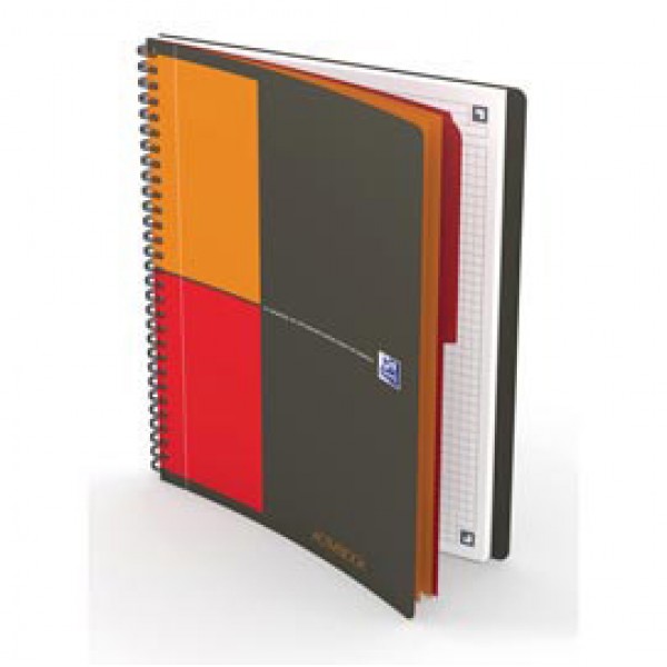 Blocco spiralato International Favorit - formato Notebook - 18 x 25cm - 80gr - 80 fogli - Oxford Blocco spiralato International Favorit - formato Notebook - 18 x 25cm - 80gr - 80 fogli - Oxford