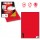 Etichetta adesiva C503 - permanente - 210x297 mm - 1 etichetta per foglio - rosso fluo - Markin - scatola 100 fogli A4