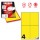Etichetta adesiva C519 - permanente - 105x148,5 mm - 4 etichette per foglio - giallo fluo - Markin - scatola 100 fogli A4