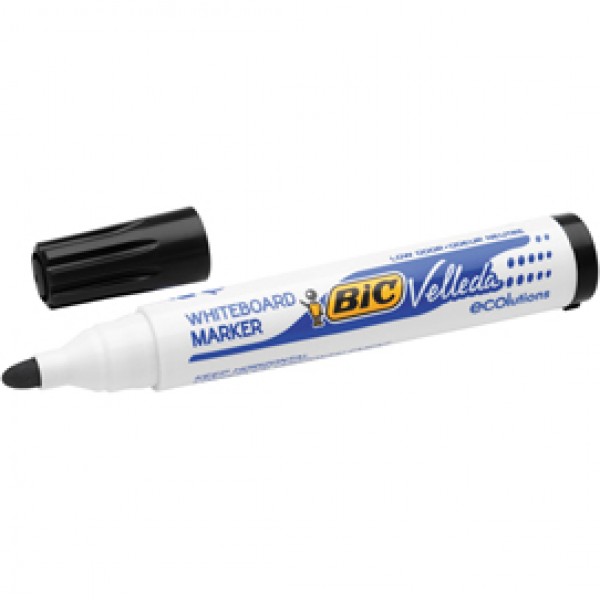 Pennarello per lavagne cancellabili Whiteboard Marker Velleda 1701 Recycled Bic - punta tonda 1,5mm - nero - Bic Pennarello per lavagne cancellabili Whiteboard Marker Velleda 1701 Recycled Bic - punta tonda 1,5mm - nero - Bic