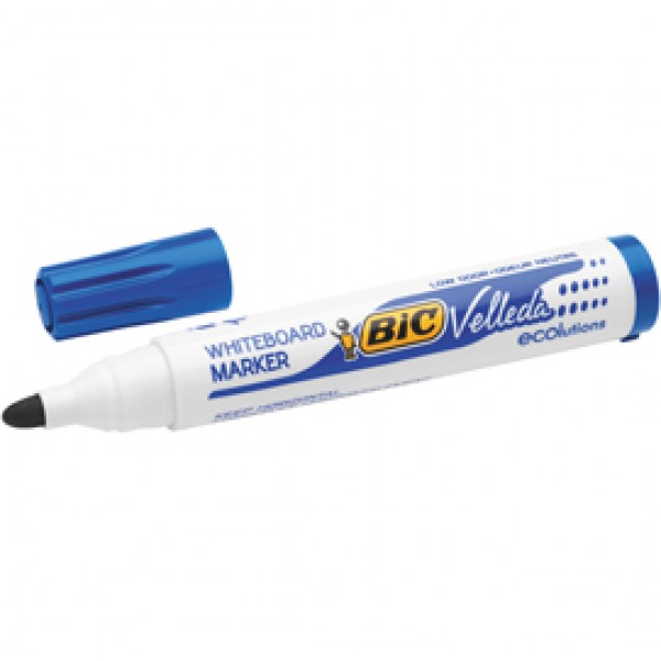 Pennarello per lavagne cancellabili Whiteboard Marker Velleda 1701 Recycled Bic - punta tonda 1,5mm - blu - Bic Pennarello per lavagne cancellabili Whiteboard Marker Velleda 1701 Recycled Bic - punta tonda 1,5mm - blu - Bic