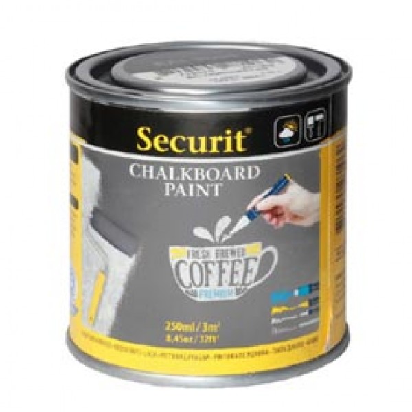 Pittura Lavagna - grigio - 250 ml (5 mq) - Securit Pittura Lavagna - grigio - 250 ml (5 mq) - Securit