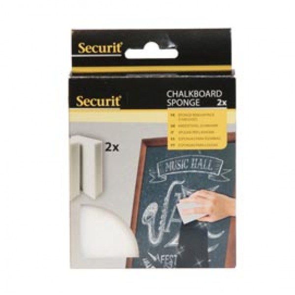 Spugne in schiuma per gesso liquido - Securit - conf. 2 pezzi Spugne in schiuma per gesso liquido - Securit - conf. 2 pezzi