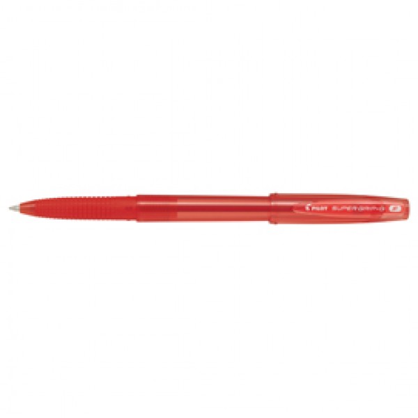 Penna a sfera Supergrip G con cappuccio - punta 0,7mm - rosso - Pilot Penna a sfera Supergrip G con cappuccio - punta 0,7mm - rosso - Pilot