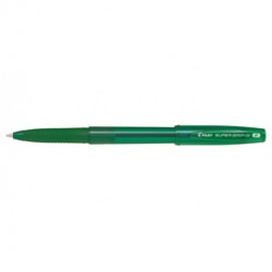 Penna a sfera Supergrip G con cappuccio  - punta 0,7mm - verde - Pilot