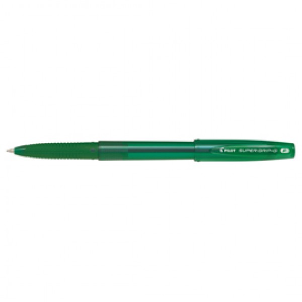 Penna a sfera Supergrip G con cappuccio  - punta 0,7mm - verde - Pilot