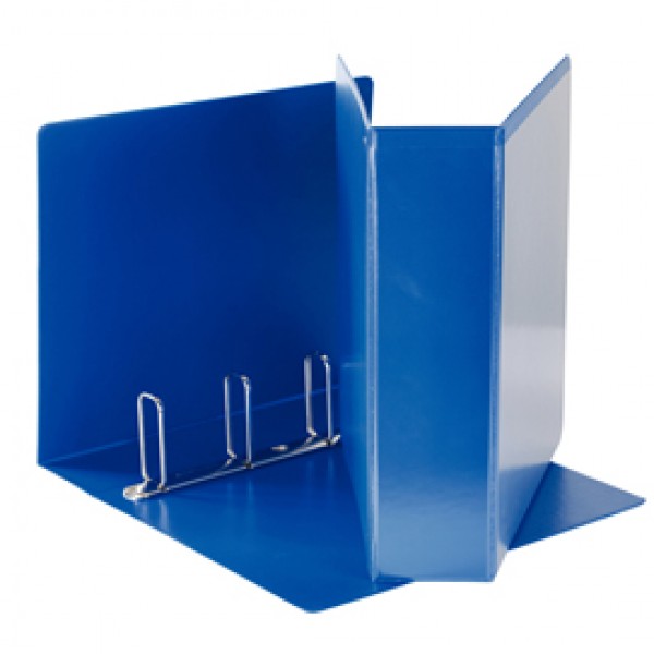 Raccoglitore personalizzabile Display - 4 anelli quadri 65 mm - dorso 8,5 cm - 22x30 cm - blu - Esselte Raccoglitore personalizzabile Display - 4 anelli quadri 65 mm - dorso 8,5 cm - 22x30 cm - blu - Esselte
