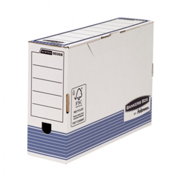Scatola archivio Bankers Box System - formato legale - 36x25,5 cm - dorso 10 cm - Fellowes