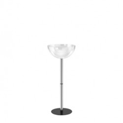 Espositore da terra con 1 semisfera contenitore - Ø 50 cm - altezza 96 cm - Tecnostyl