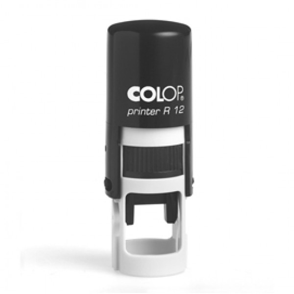 Timbro Printer R12 - diametro 12 mm - 2 righe - personalizzabile - autoinchiostrante - Colop Timbro Printer R12 - diametro 12 mm - 2 righe - personalizzabile - autoinchiostrante - Colop