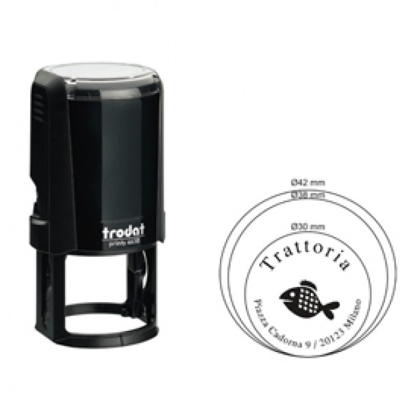 Timbro Original Printy 4630 - diametro 30 mm - Trodat Timbro Original Printy 4630 - diametro 30 mm - Trodat