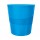 Cestino gettacarte WOW - altezza 32,4 cm - diametro 29 cm - 15 lt - blu metallizzato - Leitz