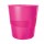 Cestino gettacarte WOW - altezza 32,4  cm - diametro 29 cm - 15 lt - fucsia metallizzato - Leitz