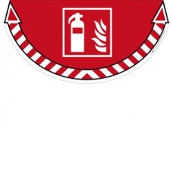 Adesivo segnalatore Take Care - da terra - 