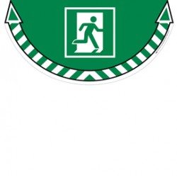 Adesivo segnalatore Take Care - da terra - 