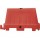 Barriera stradale - tipo New Jersey - 100 x 40 x 70 cm - PE - rosso