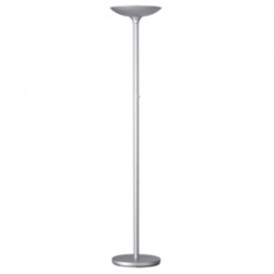 Lampada da terra Varialux - a led - base diametro 30 cm - H 175/186 cm - 22 W - grigio metal - Unilux