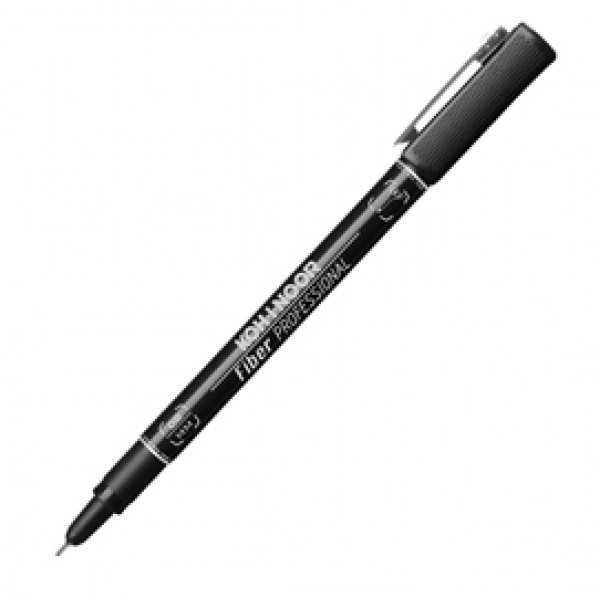Fineliner Professional Fiber - 0,2mm - nero - Koh-I-Noor Fineliner Professional Fiber - 0,2mm - nero - Koh-I-Noor
