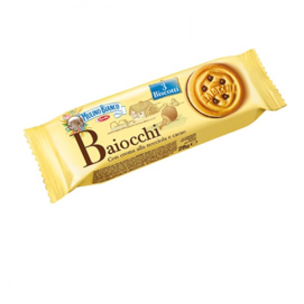 Baiocchi - Mulino Bianco - monoporzione con 3 biscotti da 28 gr