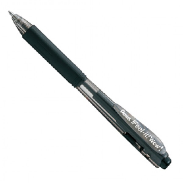 Penna a sfera a scatto Feel It - punta 1,0mm - nero - Pentel Penna a sfera a scatto Feel It - punta 1,0mm - nero - Pentel