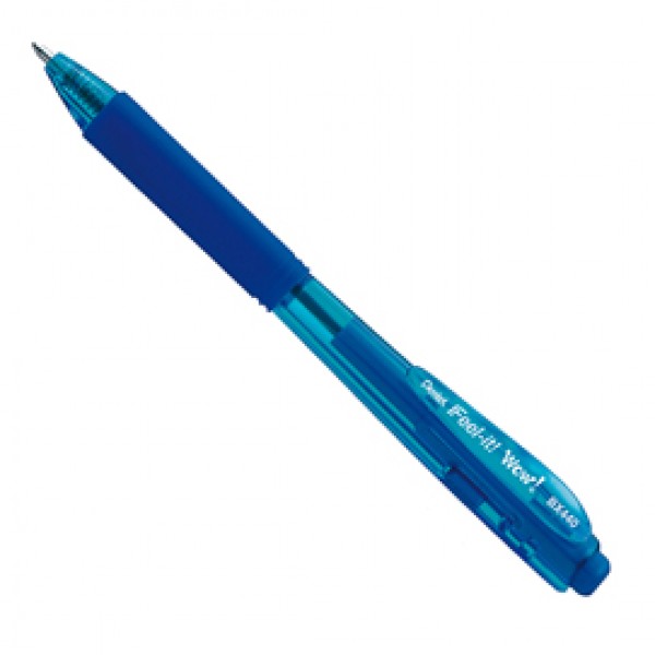 Penna a sfera a scatto Feel It - blu - punta 1,0mm - Pentel Penna a sfera a scatto Feel It - blu - punta 1,0mm - Pentel