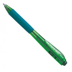 Penna a sfera a scatto Feel It - verde - punta 1,0mm - Pentel