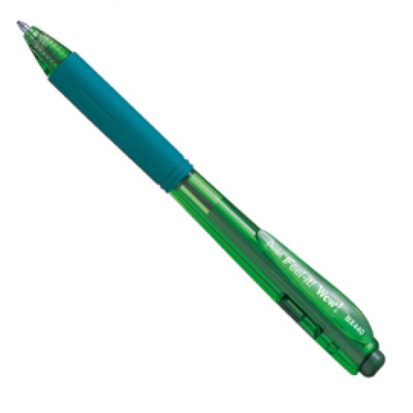 Penna a sfera a scatto Feel It - verde - punta 1,0mm - Pentel Penna a sfera a scatto Feel It - verde - punta 1,0mm - Pentel