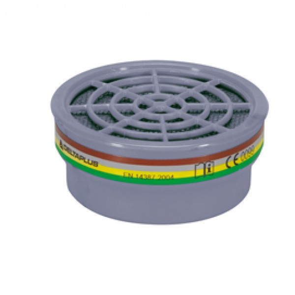 Kit 2 filtri A1B1E1K1 per semimaschera M6400 - Deltaplus Kit 2 filtri A1B1E1K1 per semimaschera M6400 - Deltaplus