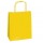 Shopper Twisted - maniglie cordino - 14 x 9 x 20 cm - carta kraft - giallo - Mainetti Bags - conf. 25 pezzi
