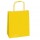 Shopper Twisted - maniglie cordino - 14 x 9 x 20 cm - carta kraft - giallo - Mainetti Bags - conf. 25 pezzi
