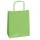 Shopper Twisted - maniglie cordino - 14 x 9 x 20 cm - carta kraft - verde mela - Mainetti Bags - conf. 25 pezzi