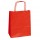 Shopper Twisted - maniglie cordino - 14 x 9 x 20 cm - carta kraft - rosso - Mainetti Bags - conf. 25 pezzi