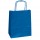Shopper Twisted - maniglie cordino - 14 x 9 x 20 cm - carta kraft - blu - Mainetti Bags - conf. 25 pezzi