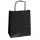 Shopper Twisted - maniglie cordino - 14 x 9 x 20 cm - carta kraft - nero - Mainetti Bags - conf. 25 pezzi