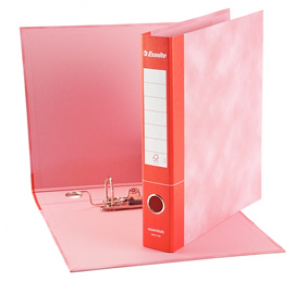 Registratore Essentials G74 - dorso 5 cm - protocollo 23x33 cm - rosso - Esselte Registratore Essentials G74 - dorso 5 cm - protocollo 23x33 cm - rosso - Esselte