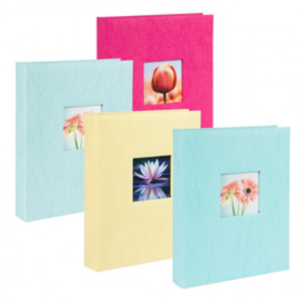 Album portafoto personalizzabile - assortiti - 24 x 31cm - 30fg - fogli in cartoncino con velina - Lebez Album portafoto personalizzabile - assortiti - 24 x 31cm - 30fg - fogli in cartoncino con velina - Lebez