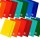 Cartellina One Color - con elastico - 3 lembi - 26 x 35 cm - dorso 12 mm - colori assortiti - Blasetti