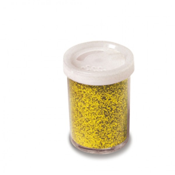 Glitter flacone grana fine - 25 ml - oro - Deco