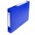 Scatola per archivio box - con bottone - 25x33 cm - dorso 4 cm - blu - Exacompta